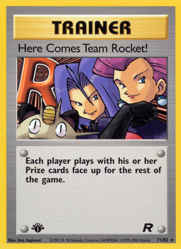 Here Comes Team Rocket! card