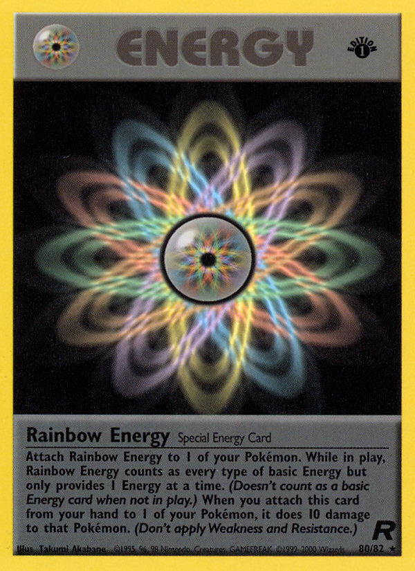 Rainbow Energy card