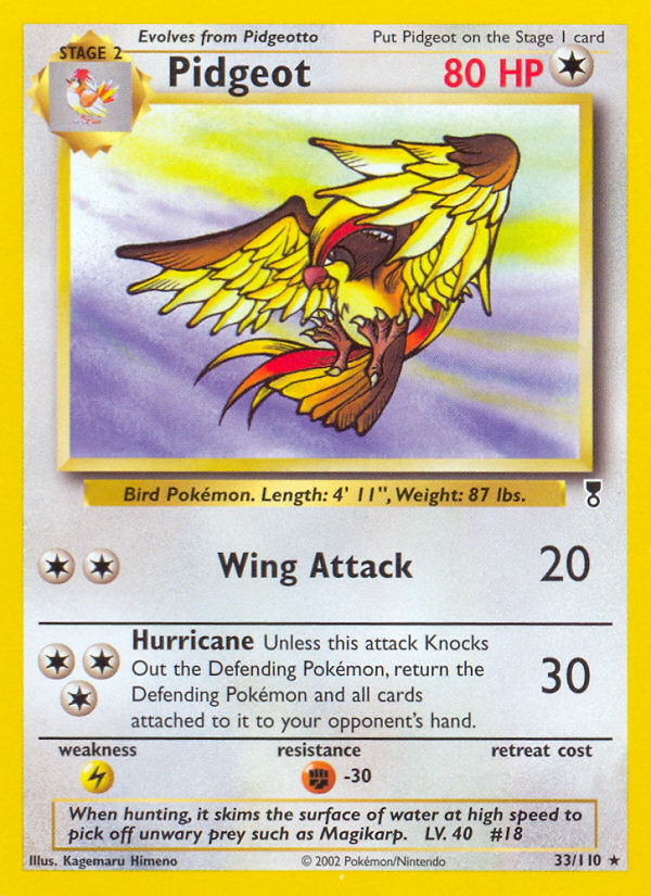 Pidgeot card