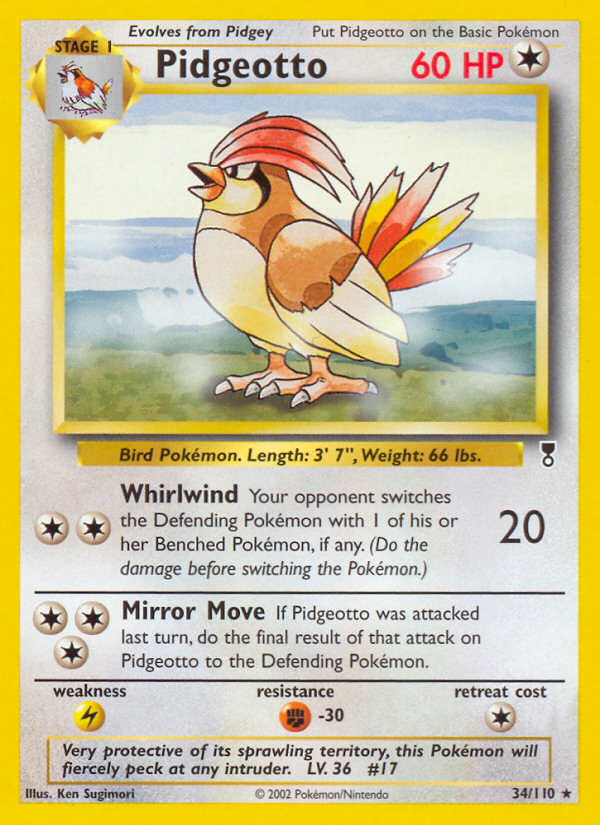 Pidgeotto card