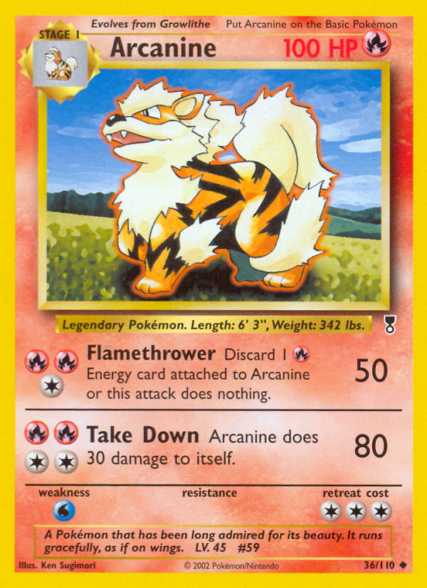 Arcanine card