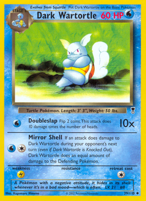 Dark Wartortle card