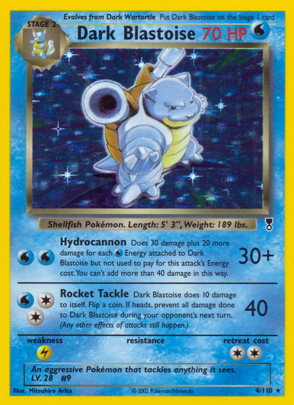 Dark Blastoise card