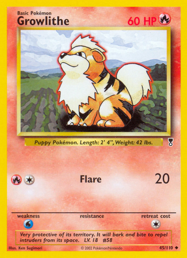 Growlithe card