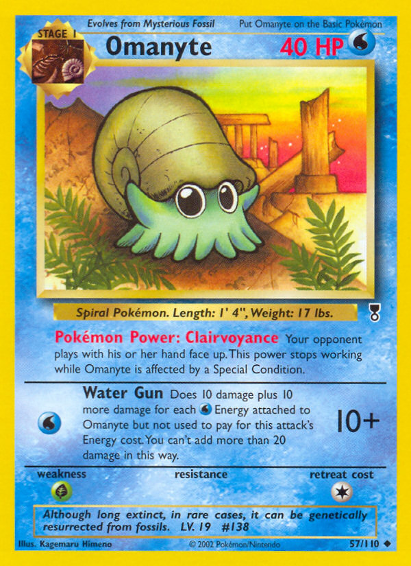 Omanyte card