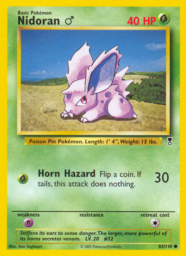 Nidoran ♂ card