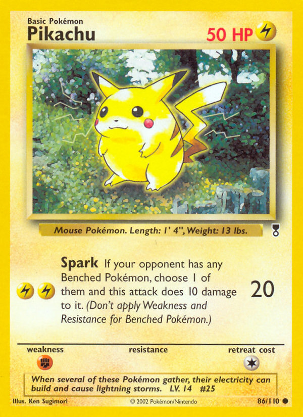 Pikachu card