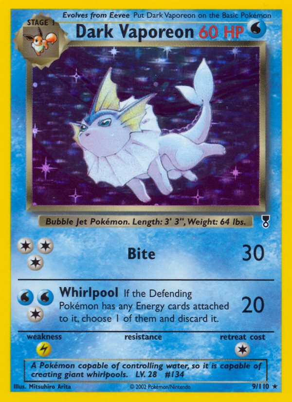 Dark Vaporeon card