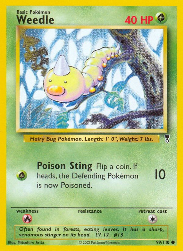 Weedle card