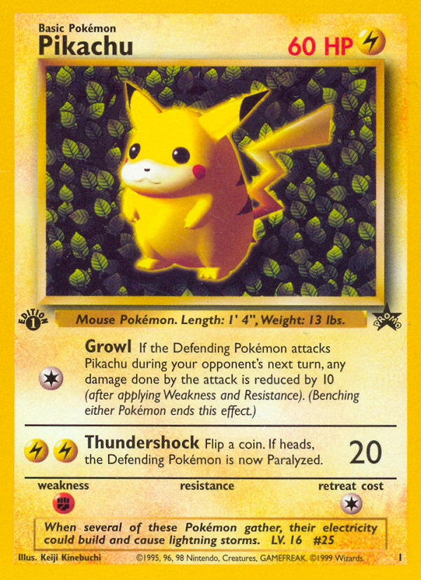 Pikachu card