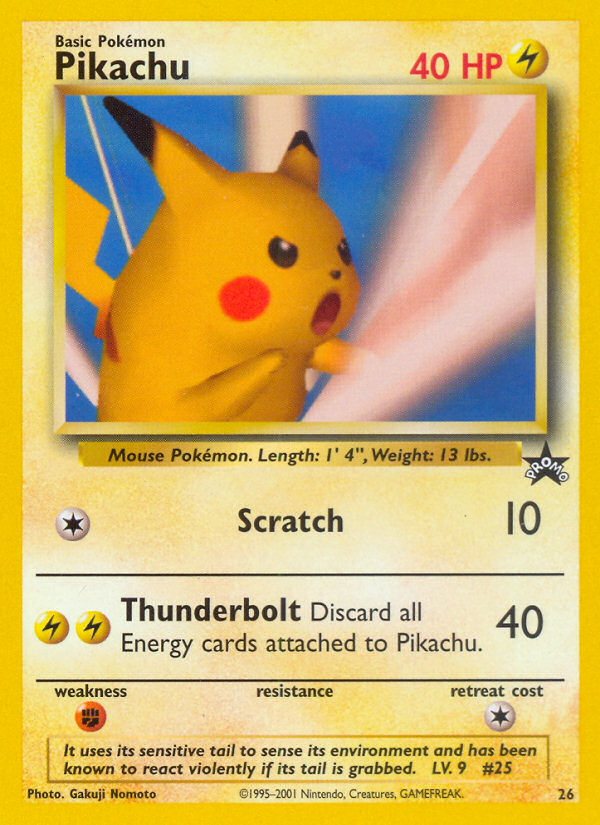 Pikachu card