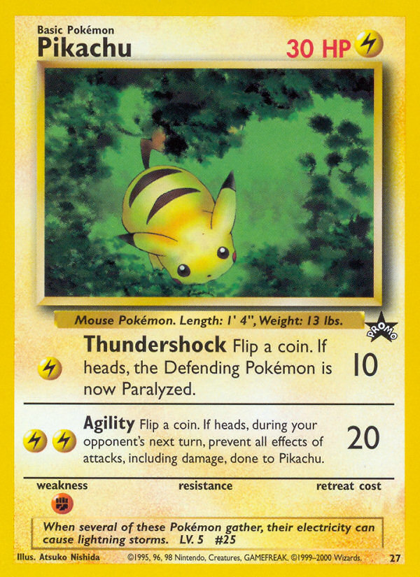 Pikachu card