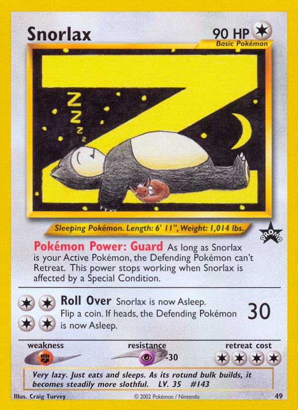 Snorlax card