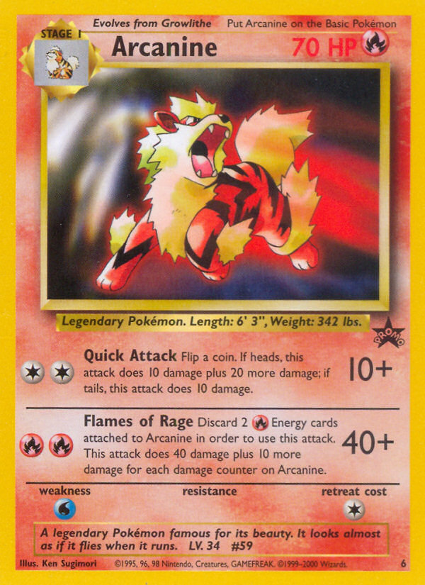 Arcanine card