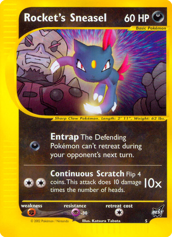 Rocket's Sneasel card