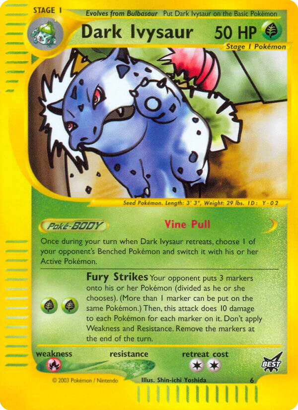 Dark Ivysaur card