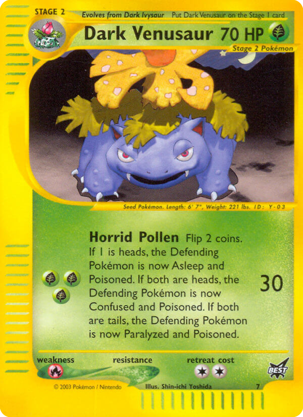 Dark Venusaur card