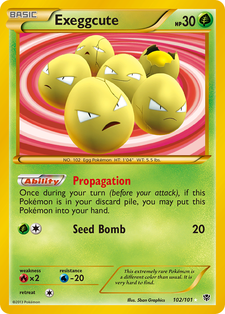 Exeggcute card