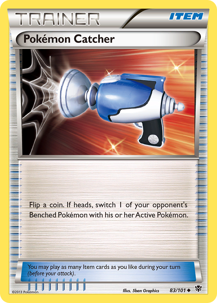 Pokémon Catcher card