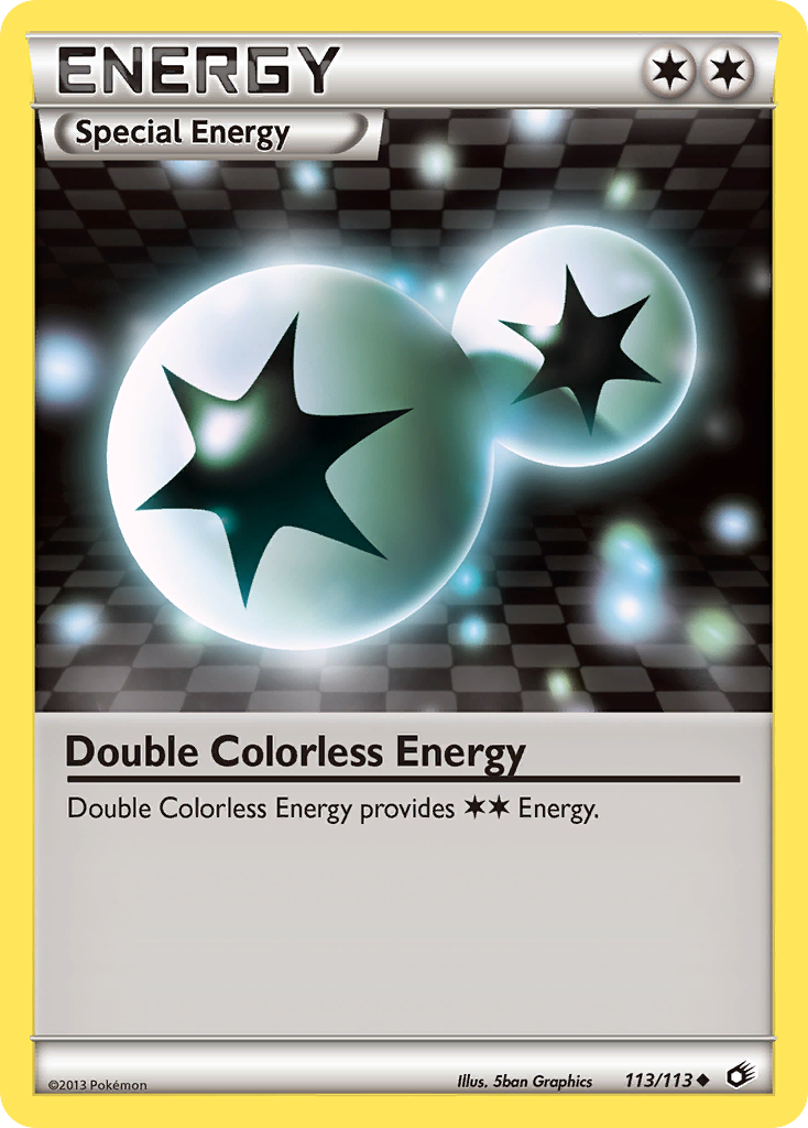 Double Colorless Energy card