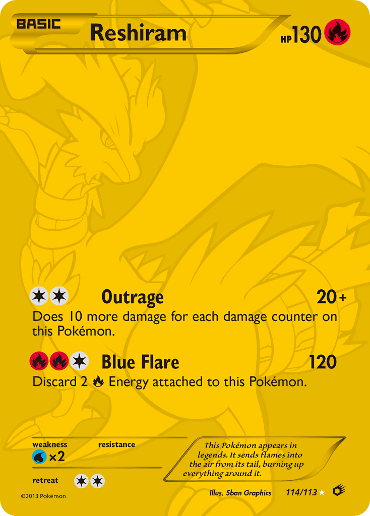 Reshiram card