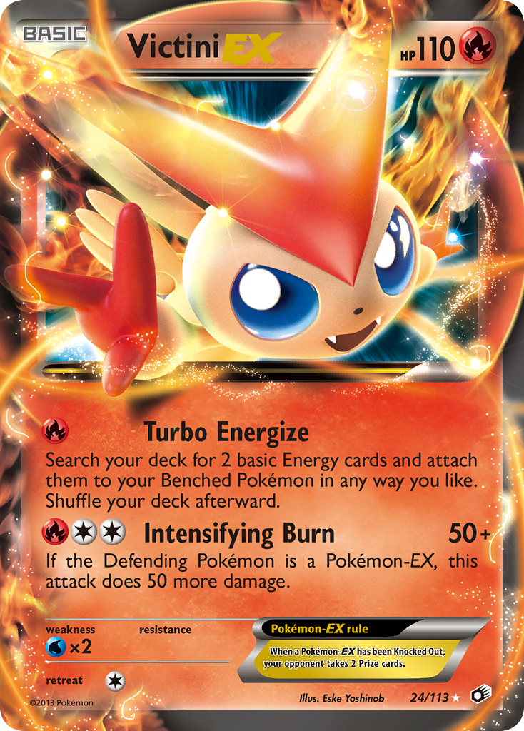 Victini EX card