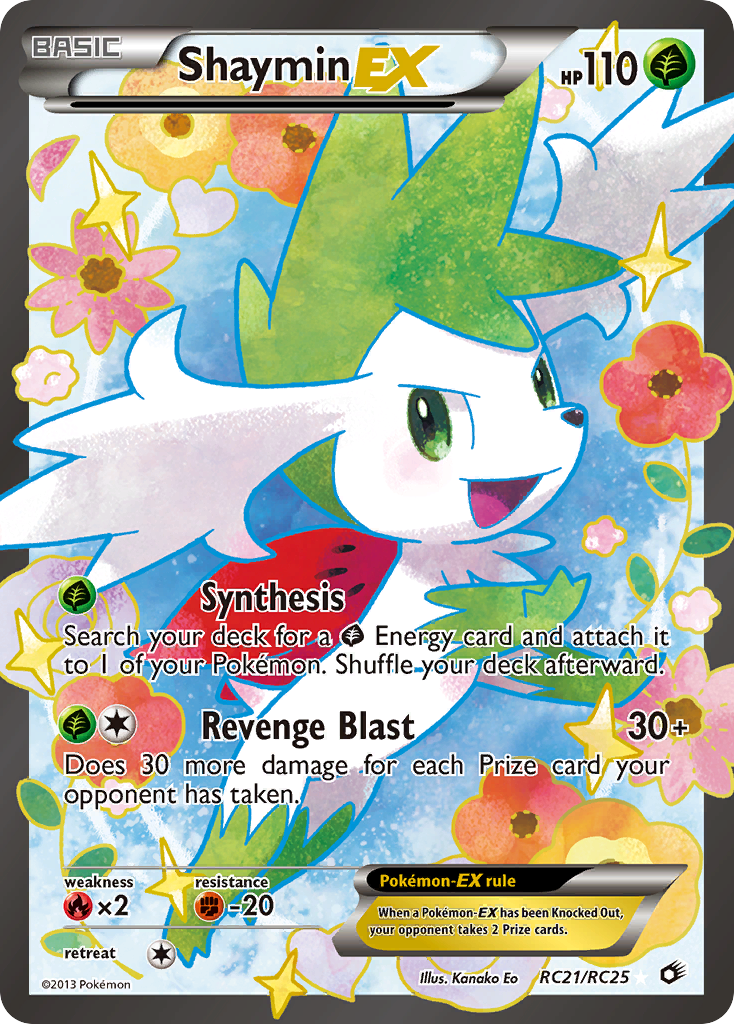 Shaymin EX card