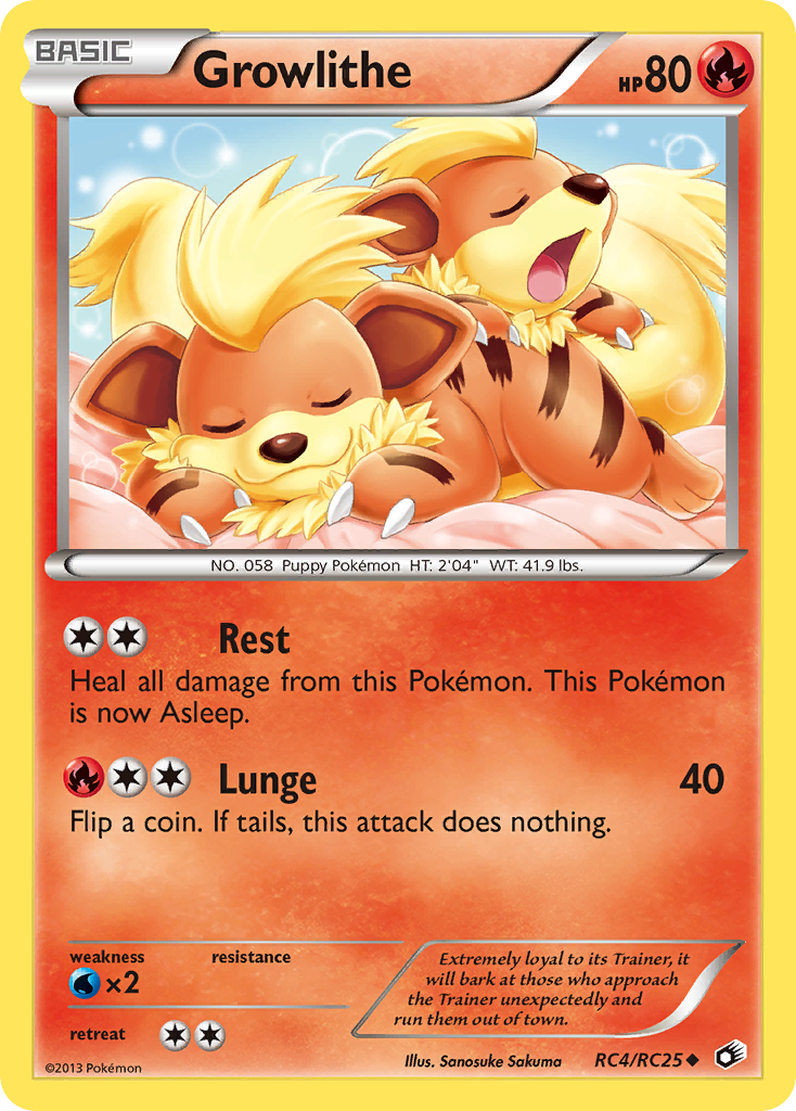 Growlithe card