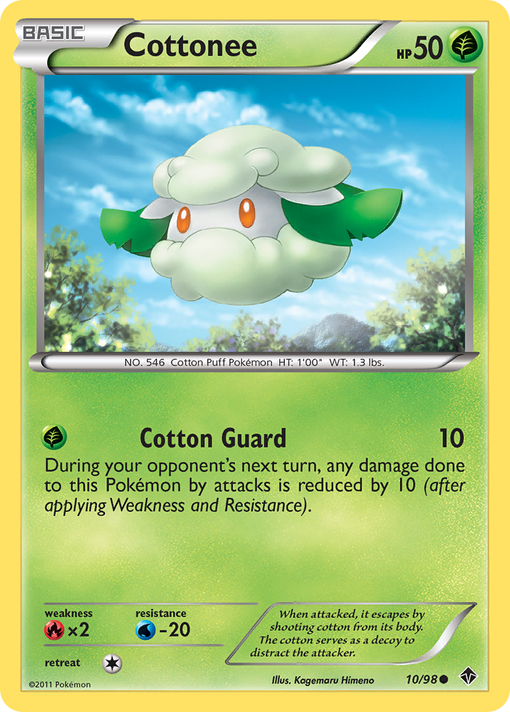 Cottonee card