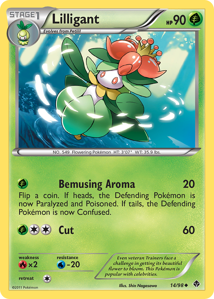 Lilligant card