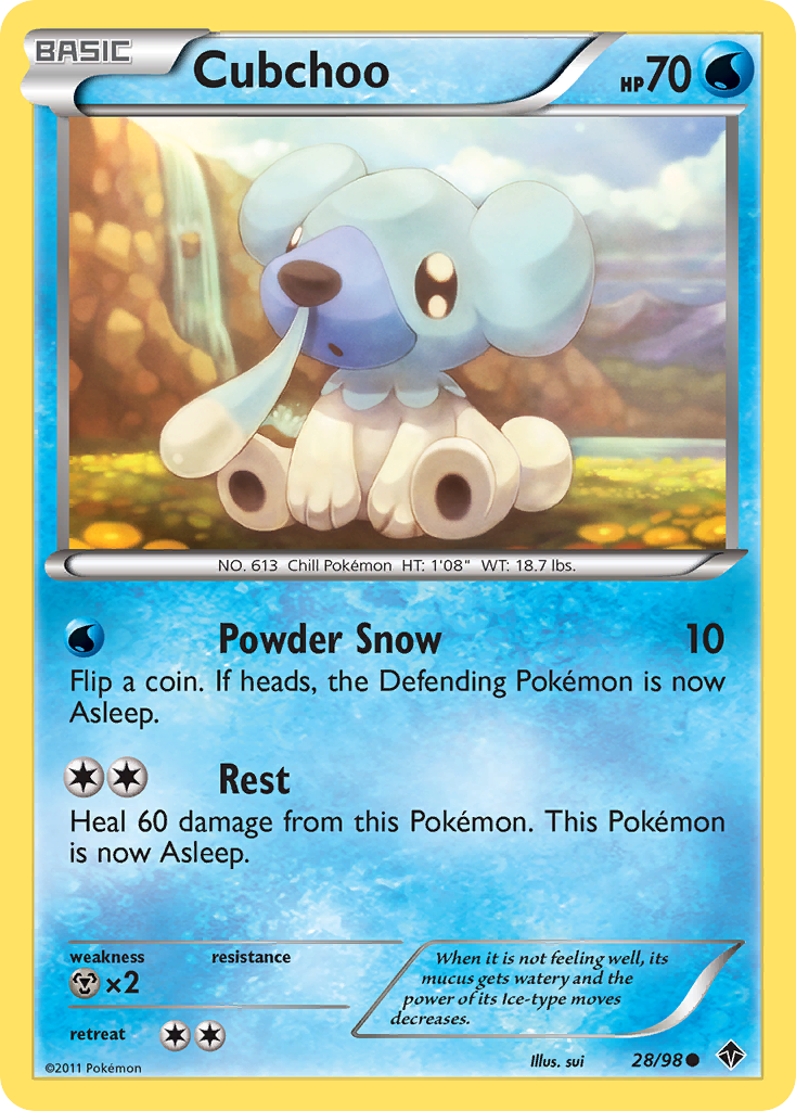 Cubchoo card