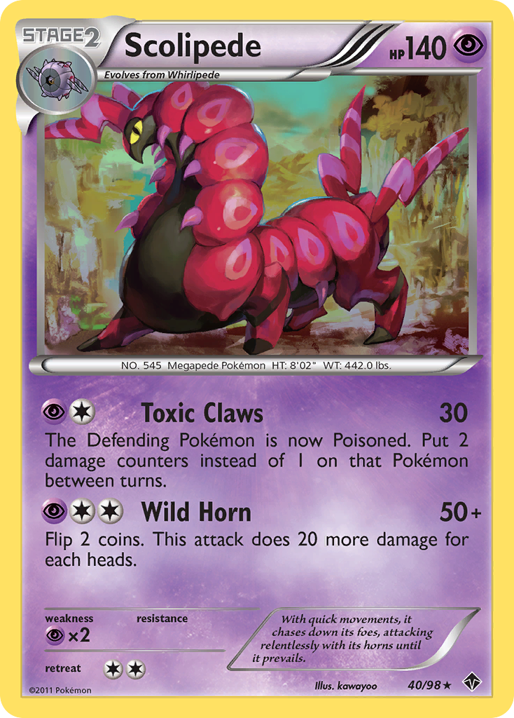 Scolipede card