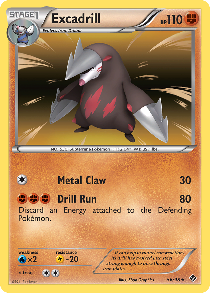 Excadrill card