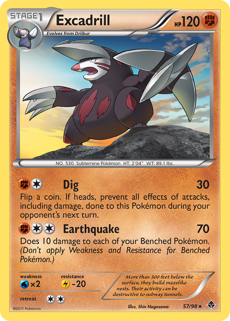 Excadrill card