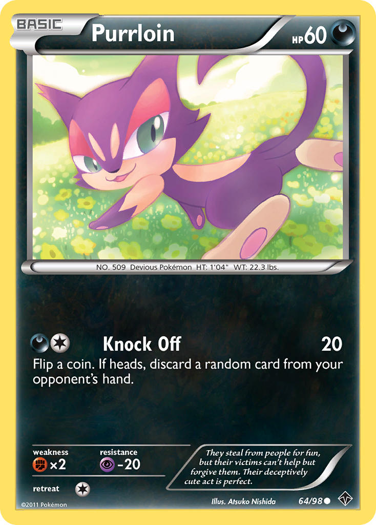 Purrloin card