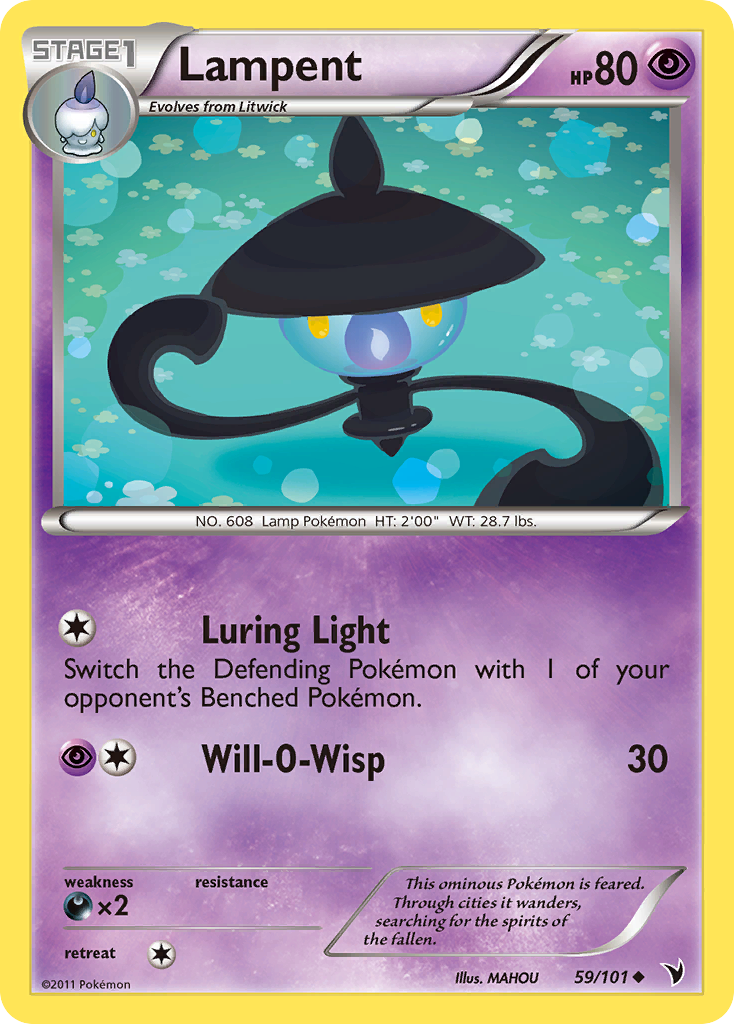 Lampent card