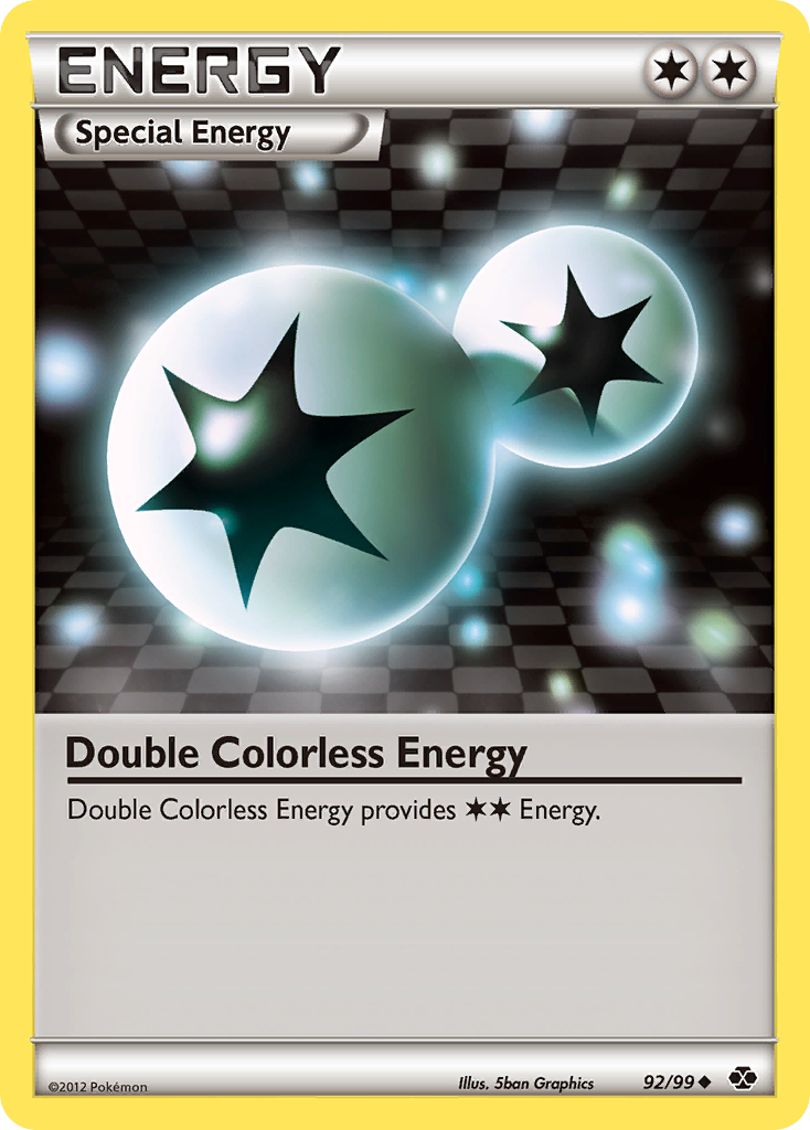 Double Colorless Energy card