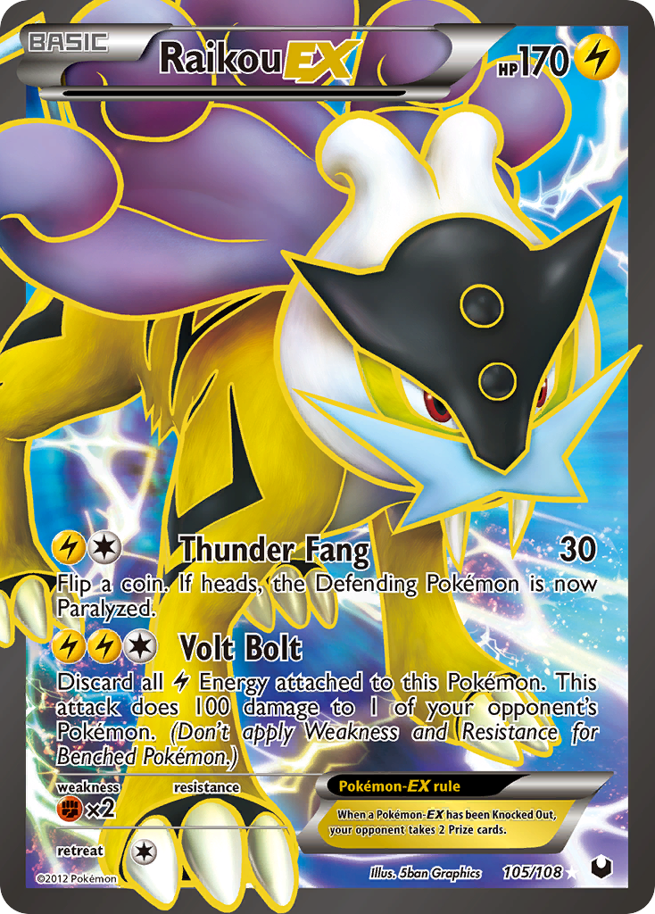 Raikou EX card