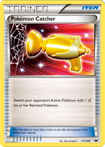 Pokémon Catcher card