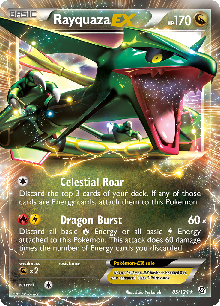 Rayquaza EX card