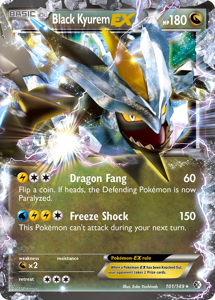 Black Kyurem EX card