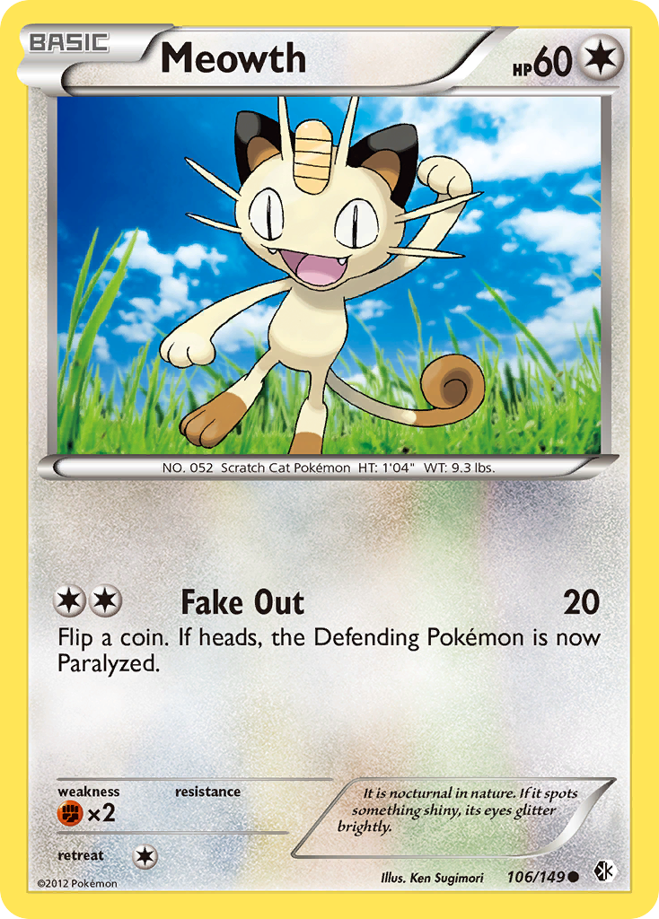 Meowth card