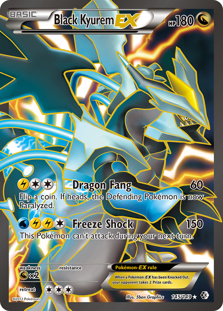 Black Kyurem EX card