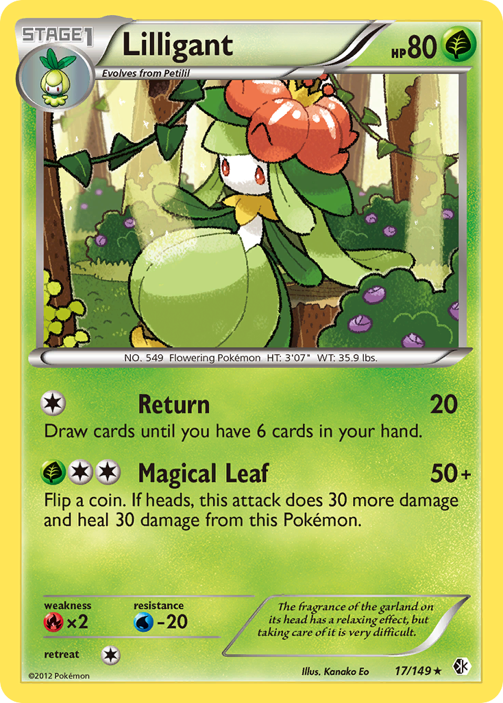 Lilligant card