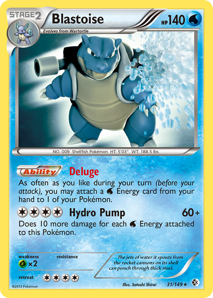 Blastoise card