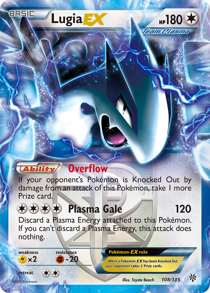 Lugia EX card