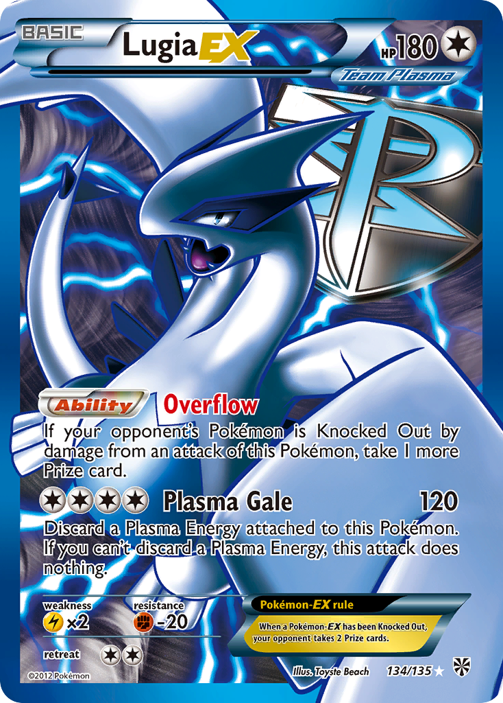 Lugia EX card