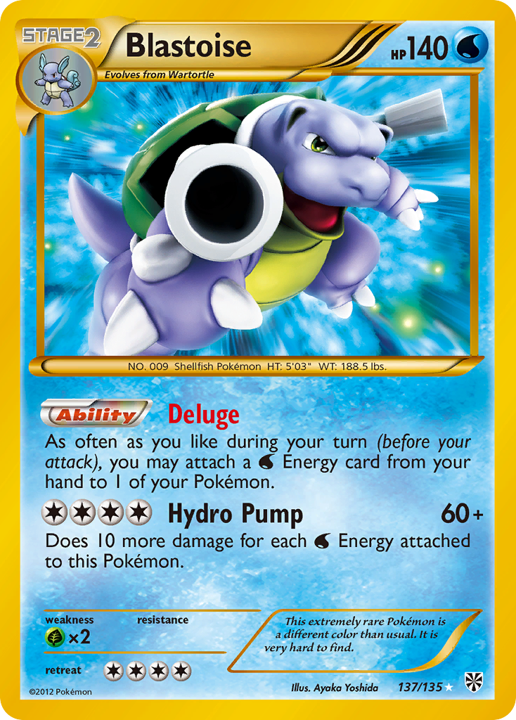 Blastoise card