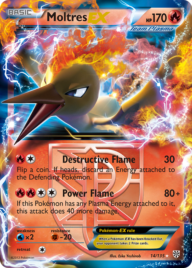 Moltres EX card