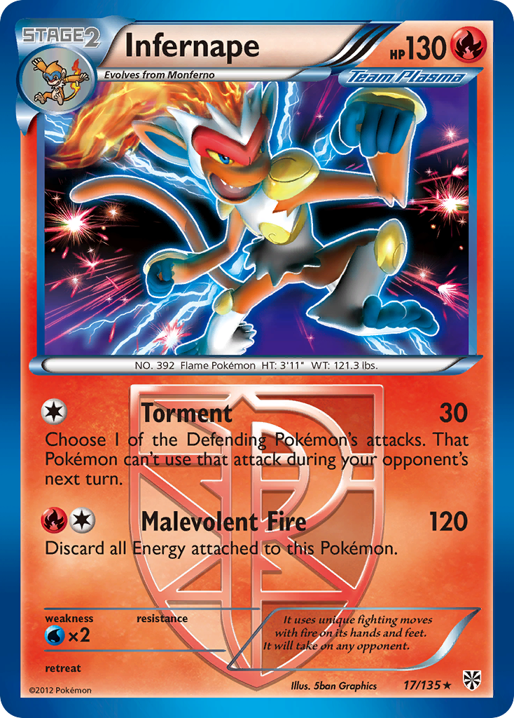 Infernape card